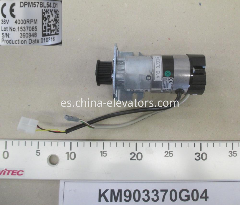 Motor de la puerta del ascensor Kone KM903370G04 KONE Elevator Door Motor KM903370G04